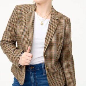 J.Crew Herringbone Schoolboy Blazer